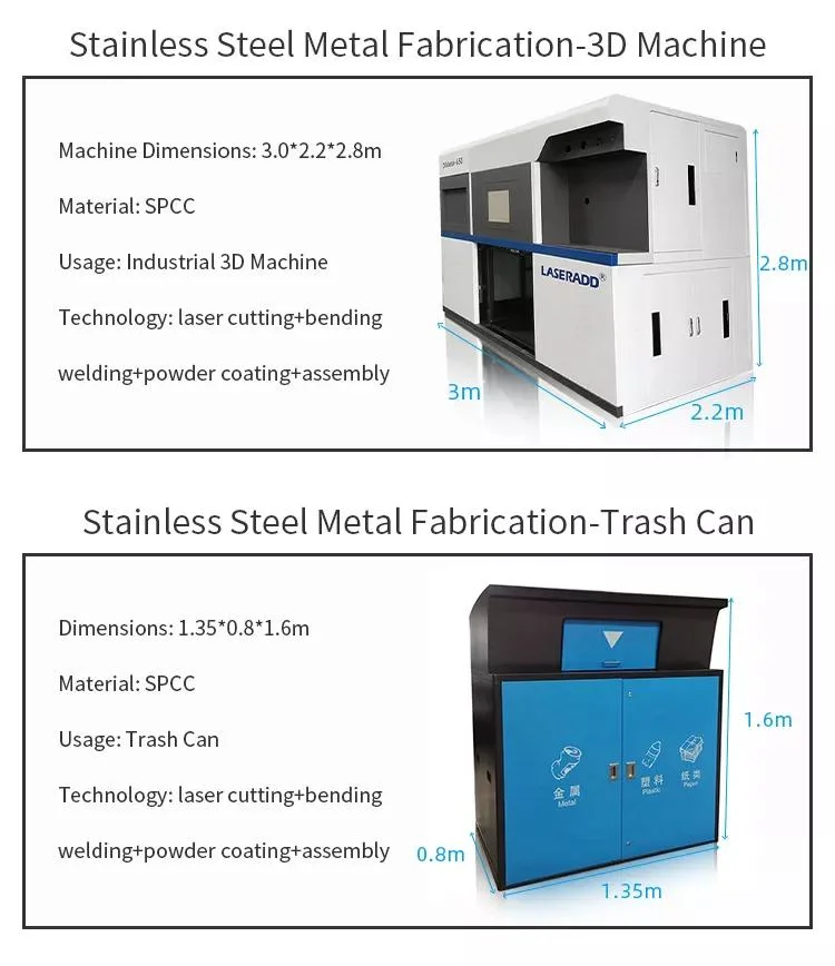 Bending Machining Stainless Steel CNC Laser Cutting Service Sheet Metal