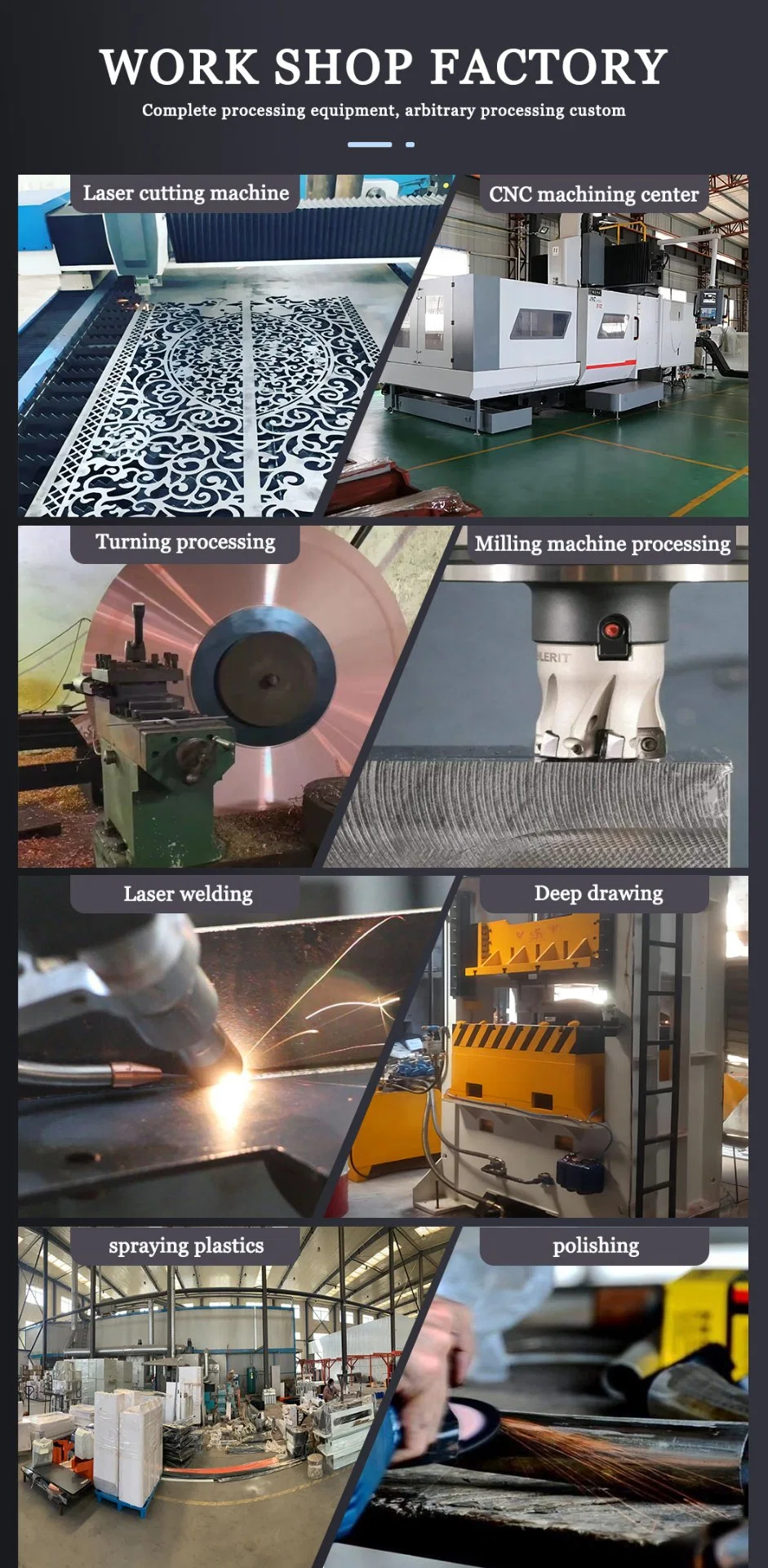 CNC Processing of Various Aluminum Alloy Outer Frames, Bending, Cutting, Oxidation and Coloring