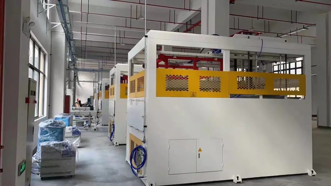 EPS Shape Molding Five Axis CNC Cutting Combine Automatic Vacuum Forming Machine