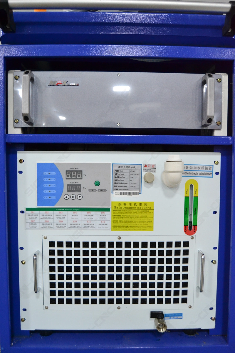 Sign-1000W Fiber Laser Cleaning Machine with 1500W Water Chiller