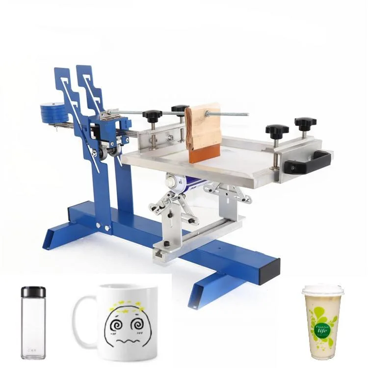 Manual Cylindrical/Round/Curved Screen Printing Machine for Pen/Cup/Mug/Bottle