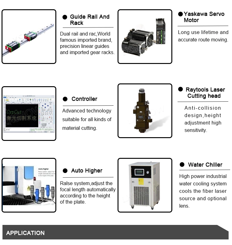 High Quality Small CNC Fiber Laser Cutting Machine Price with 500W 1500W Fiber for Metal