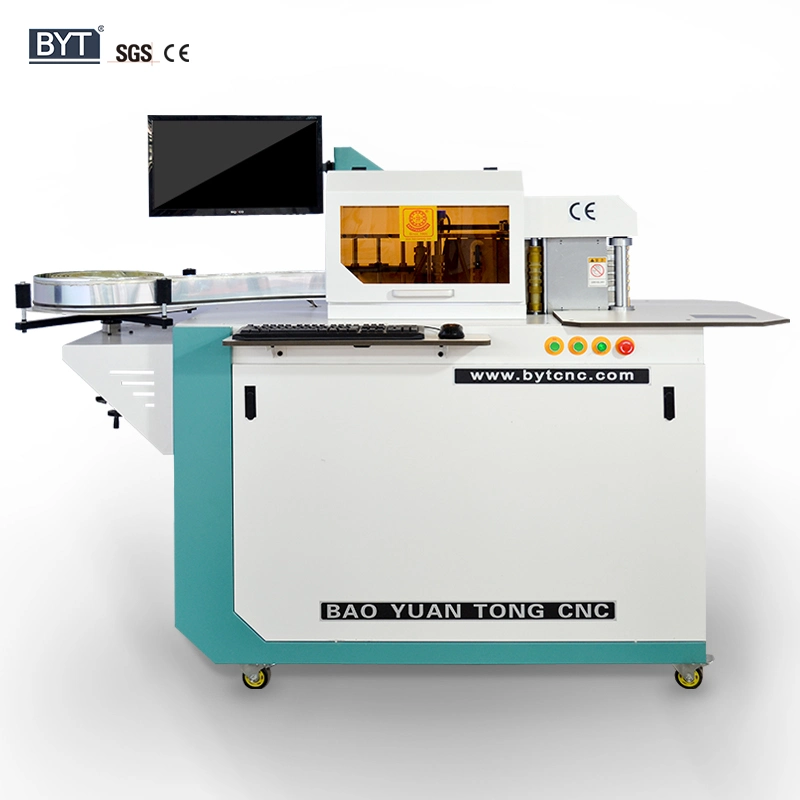 Bytcnc Flat Fold Channlume Channel Letter Bending Machine for Metal Signs