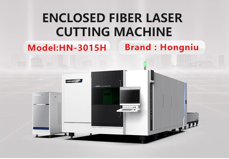 New Design CNC Fiber Laser Cutter Machine Metal Laser Cutting Machine Protective Cover 2 Table
