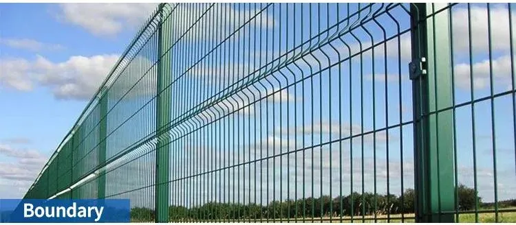 Home Outdoor Decorative Metal 3D Bending Curved Fence Panel Welded Rigid Wire V Mesh Garden Fence