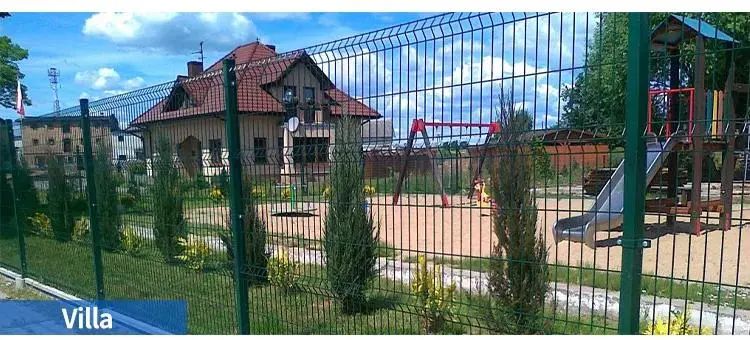 Home Outdoor Decorative Metal 3D Bending Curved Fence Panel Welded Rigid Wire V Mesh Garden Fence