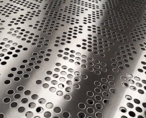 Hot-Dipped Round Hole Punched Perforated Metal Screen Sheet Panel