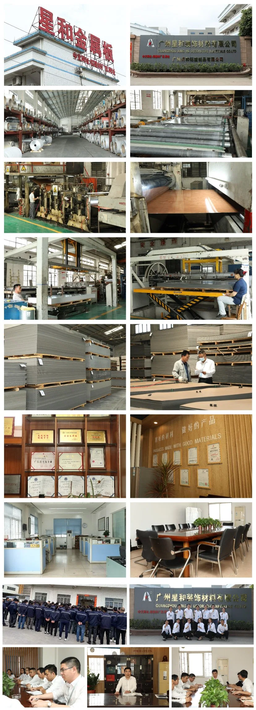 Flexible Stable PE Aluminum Composite Panel for Indoor Wall Cladding