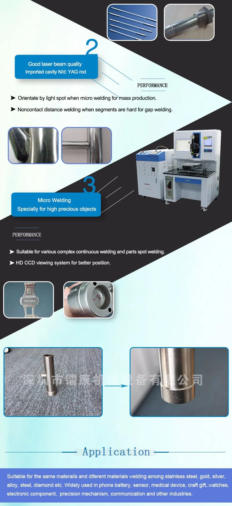 CNC Rotary Laser Soldering Machine Price Metal Steel Laser Welding Machinie on Aluminum/Stainless Steeel Tube