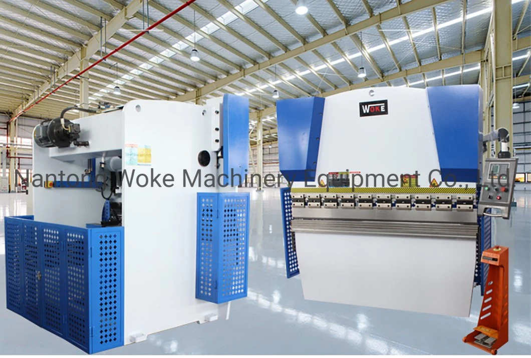 Easy to Operate E21 Nc Hydraulic Press Brake Wc67y 63 Tons 2.5 Mtrs 3.2 Mtrs Sheet Metal Bending Machine