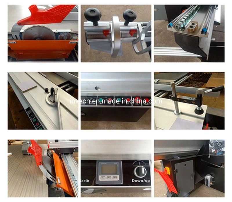 Semi-Automatic Wood Panel Saw Machine with Adjustable Cutting Angle