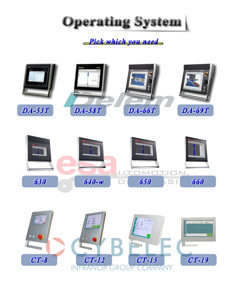 Delem System 300t6000mm CNC Press Brake Automatic Operation for Sheet Metal Bending