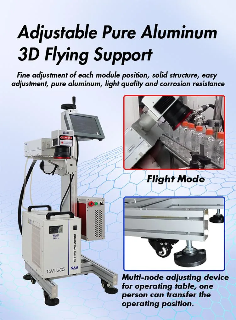 3D UV Laser Marking Machine for Deep Engraving and Marking Curved Surface with High Precision
