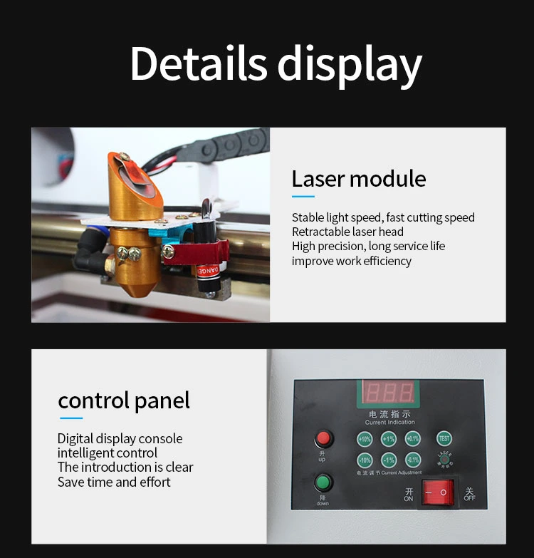 1390 Laser Engraving Cutting Machines 60W 80W 100W Wood Acrylic CNC Laser Engraver Ruida 6442s Front to Rear Design