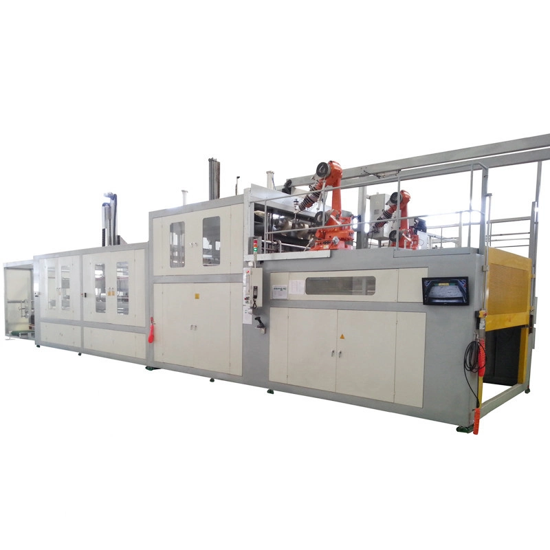 EPS Shape Molding Five Axis CNC Cutting Combine Automatic Vacuum Forming Machine