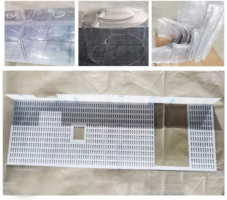 Polycarbonate Plate Transparent Solid Plate Processing Custom Thermoforming Bending and Bonding Process CNC Processing