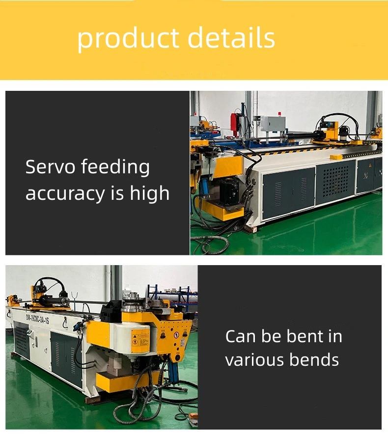 Fully Automatic Three-Dimensional CNC Pipe Bending Machine, High-Precision Pipe Bending Equipment, Automobile Exhaust Pipe Seat, One-Time Molding
