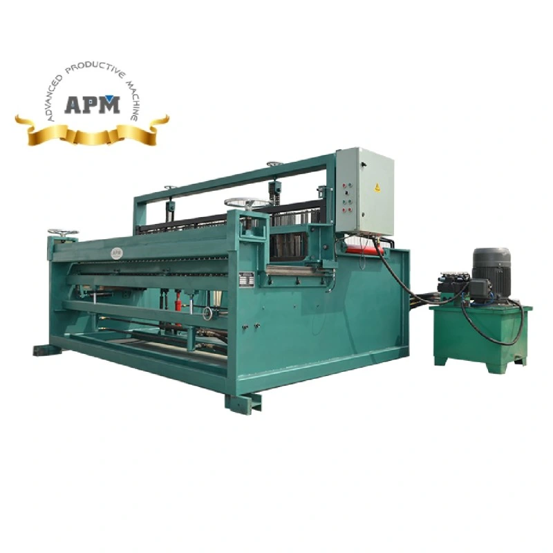 Semi Automatic Crimped Wire Mesh Weaving Machine for Sieve Screen Fence Panel