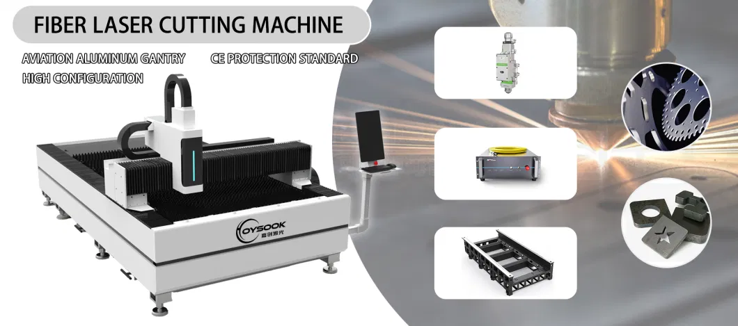 Low Price CNC Industrial Metal Fiber Laser Cutter for Metal Working