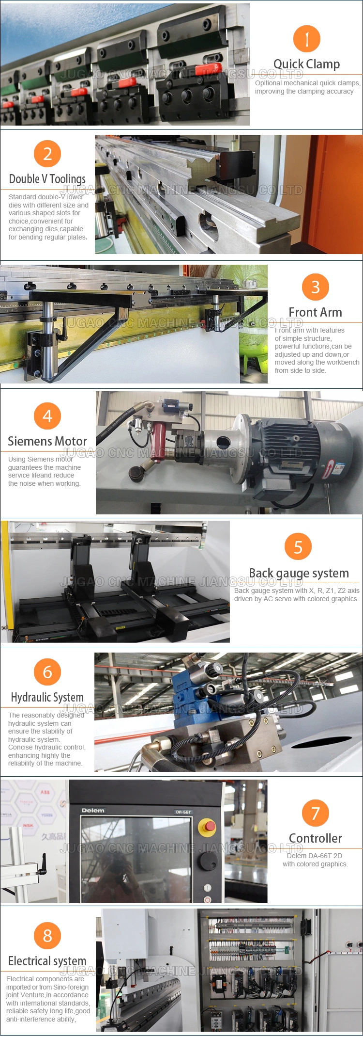 Bending Machine CNC Hydraulic Type Press Brake with Optional Controller