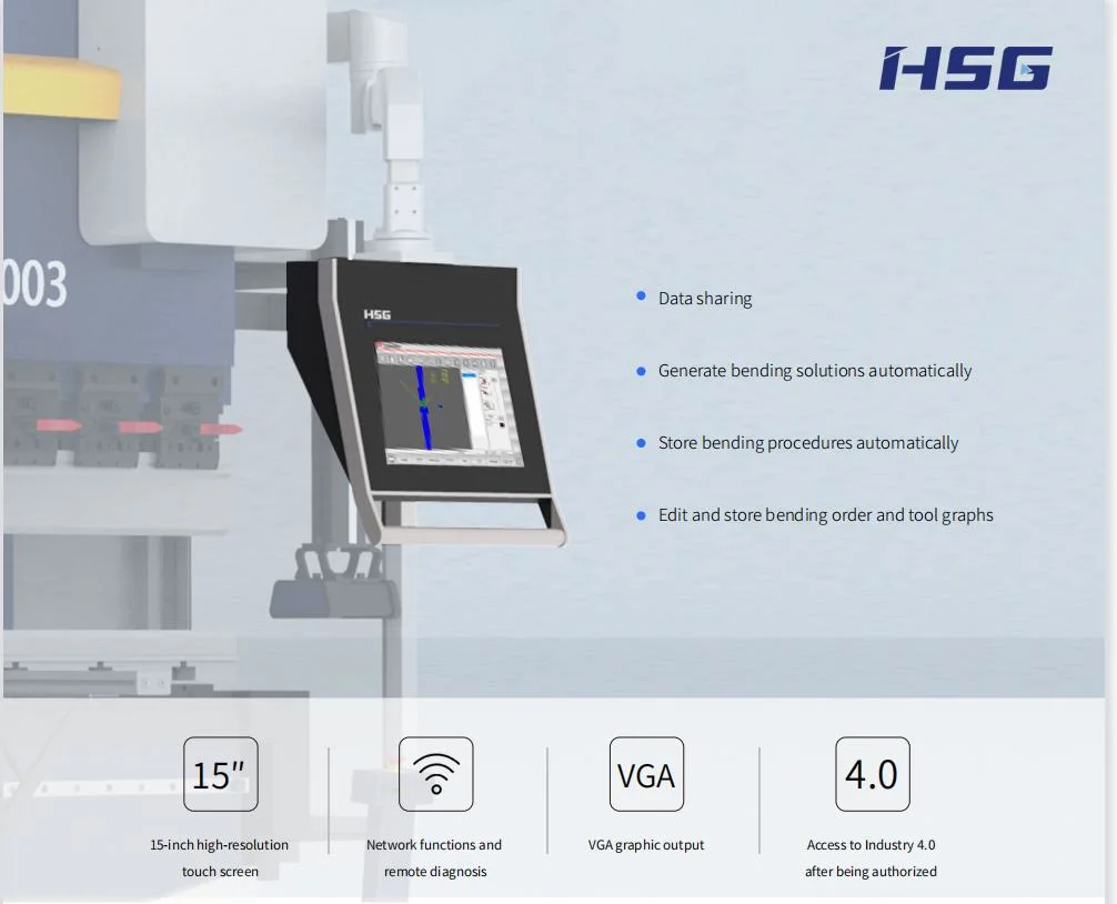Hsg for 1.6mm Thickness Sheet Metal Bending Folding Machine Manual Press Brake Machine