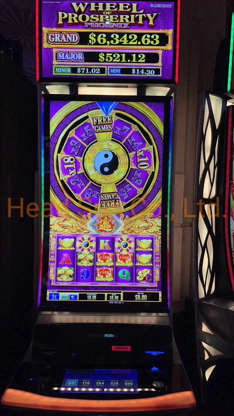 OEM 55inch 4K Curved Surface Touch Monitor LED Bar Casino Slot Machine