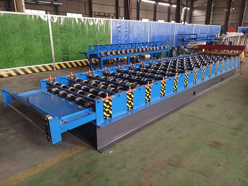 Color Steel PPGI Trapezoidal Metal Roofing Sheet Roll Forming Machine Design Manufacture