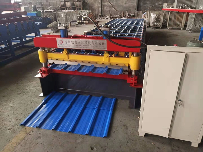 Color Steel PPGI Trapezoidal Metal Roofing Sheet Roll Forming Machine Design Manufacture