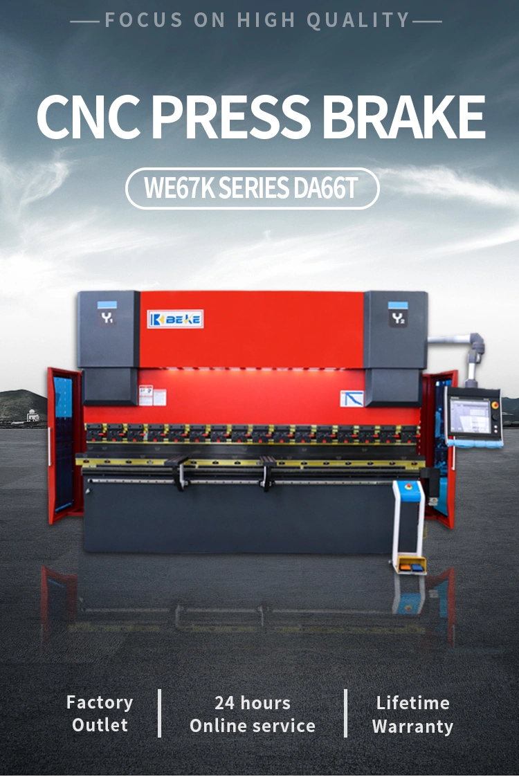 Beke Hydraulic CNC Press Brake Machine with High Speed 110 Tons for Steel Plate Hydraulic Bending Machine