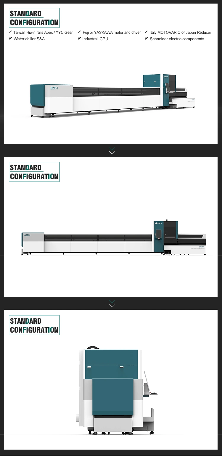 Monthly Deals! Lxshow High Quality CNC Tube Pipe Laser Metal Cutting Machine