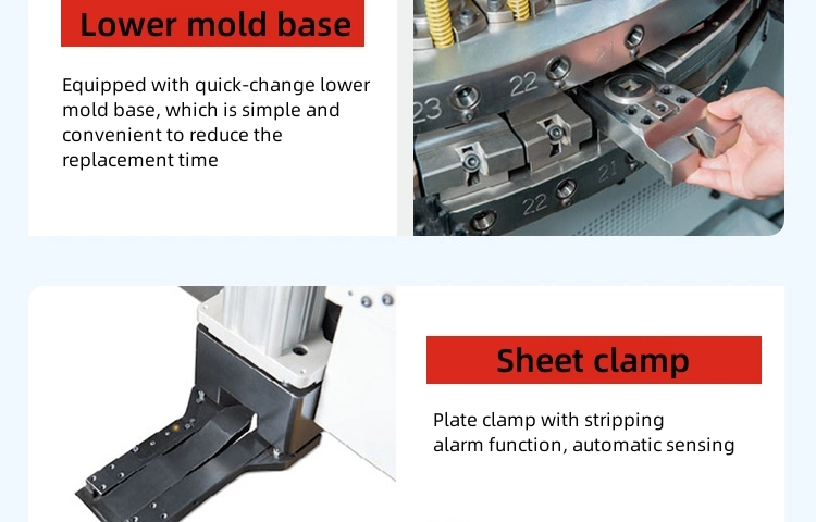 Multi Head CNC Aluminum Punch Press for Sheet Metal