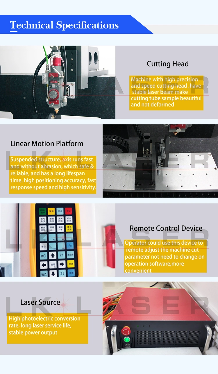 Cannula Tube Hypodermic Tubing Laser Cutting Machine CNC Mini Laser Cutter for Metal Medical Tube