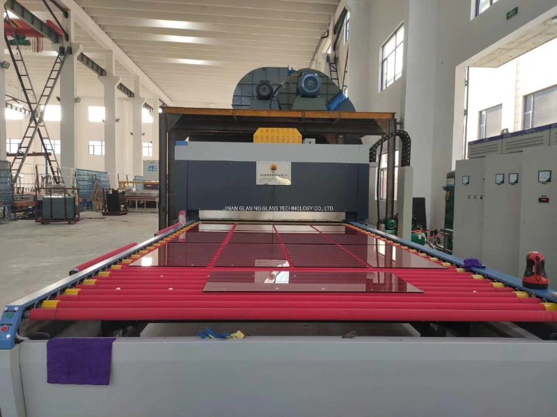 4mm Thick Clear Tempered Glass Panel Flat and Curved Glass Tempering Machine Tempered Bending Glass Oven