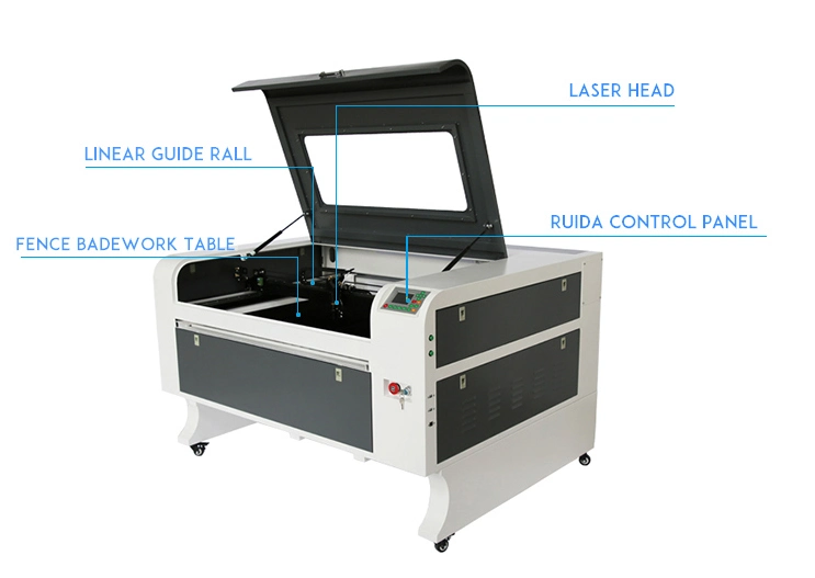 Wood Plywood Plastic MDF Leather CNC Laser Cutting and Engraving Machine Laser Cutter and Engraver
