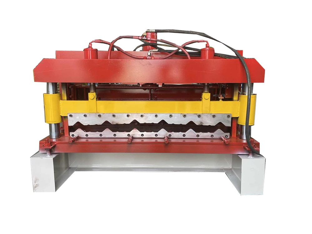 Trapezoidal Veneer Color Steel Tile Roof Panel Cold Bending Forming Equipment