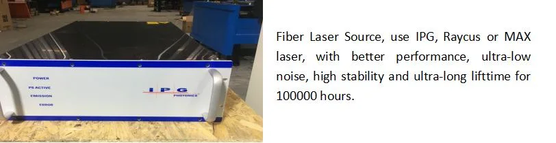 1000W/2000W/3000W 3015 Industrial Steel Cutter CNC Best Fiber Laser Cutting Machine for Metal Sheet/Stainless/Copper/Aluminum