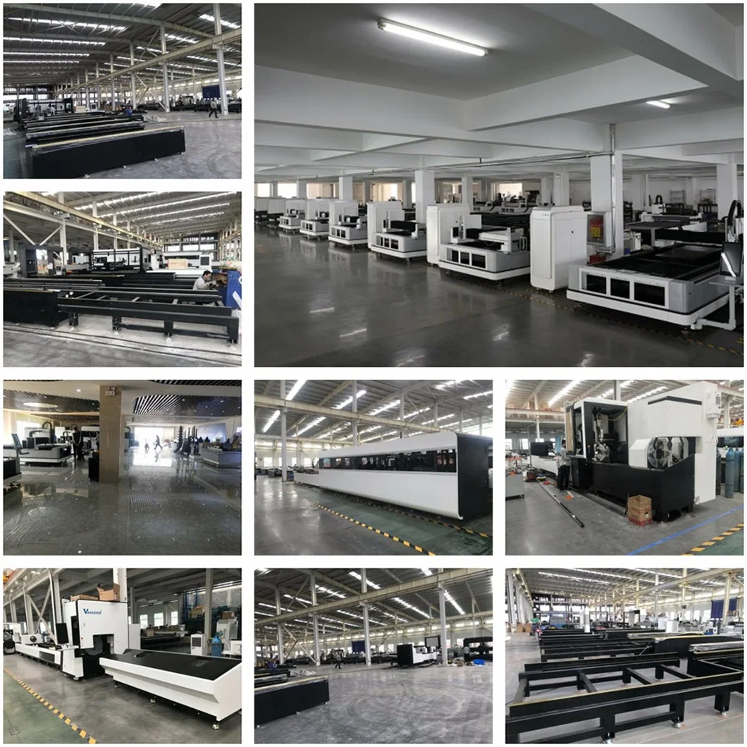 Cutting Machine CNC Metal Fiber Optic Laser Cutting Machinery Double Table High Power