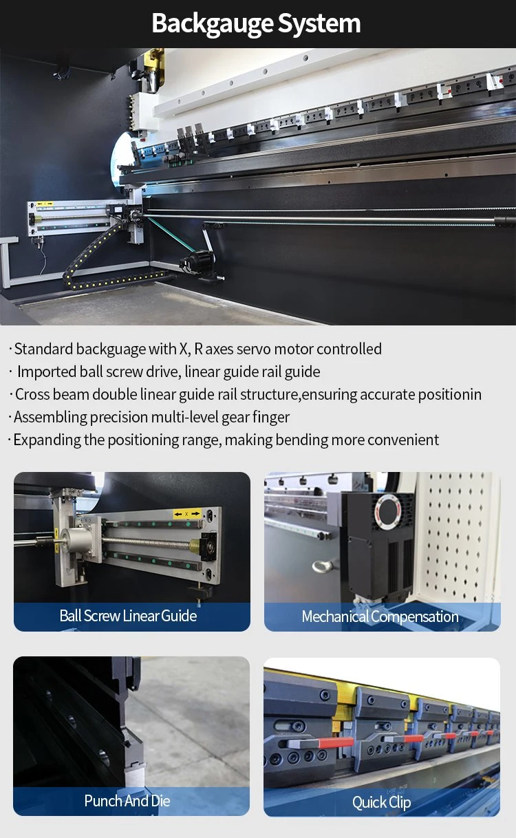 We67K CNC Electro Hydraulic Press Brake 110 Tons 3200 Bending Machine with Da53t System