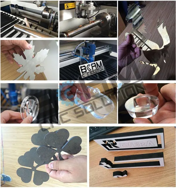 3D Engraving and Laser Cutting CO2 Laser for Plywood Paper Engraving