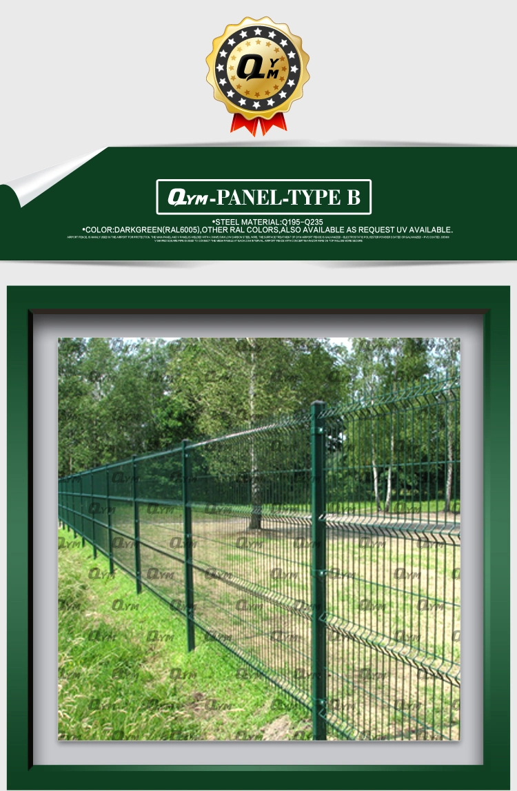 4X4 Welded Wire Mesh Fence 3D Wire Bending Fence Panel