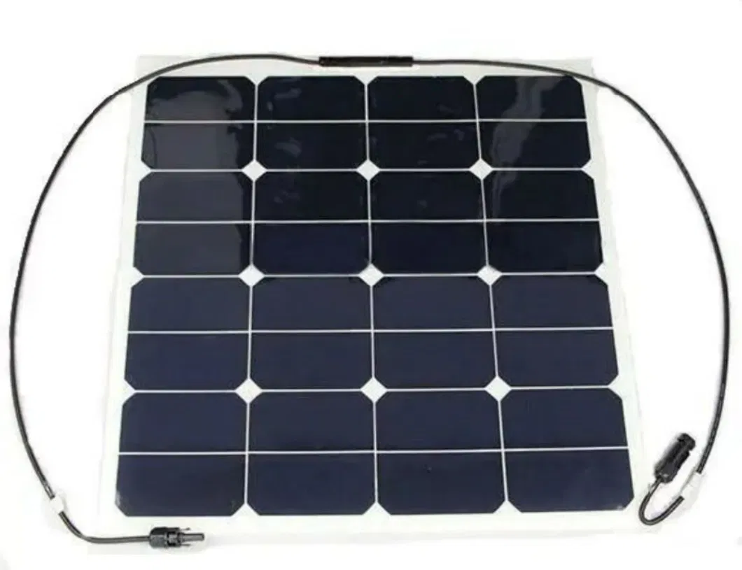 Bending Degree of 30, 100W 120W 130W 21.6V 18V Flexible Laminated PV Energy Curved Module Easy Installation Pet Lamination Mono Photovoltaic Cells Solar Panel