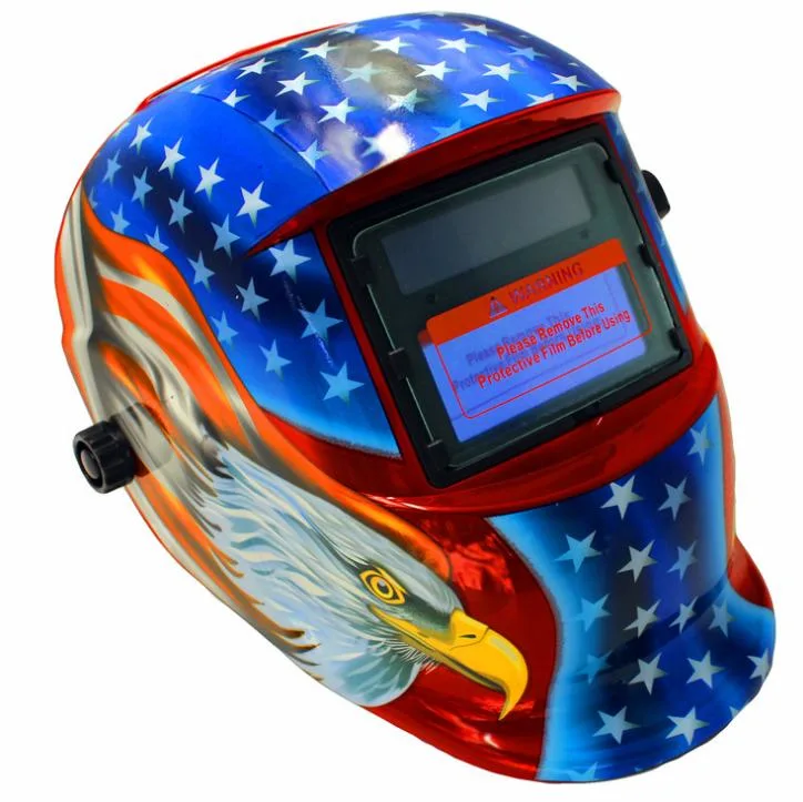 Welding Helmet Auto Darkening Solar Powered Hood with Adjustable Shade Range 4/9-13 for TIG MIG Arc Welder Mask