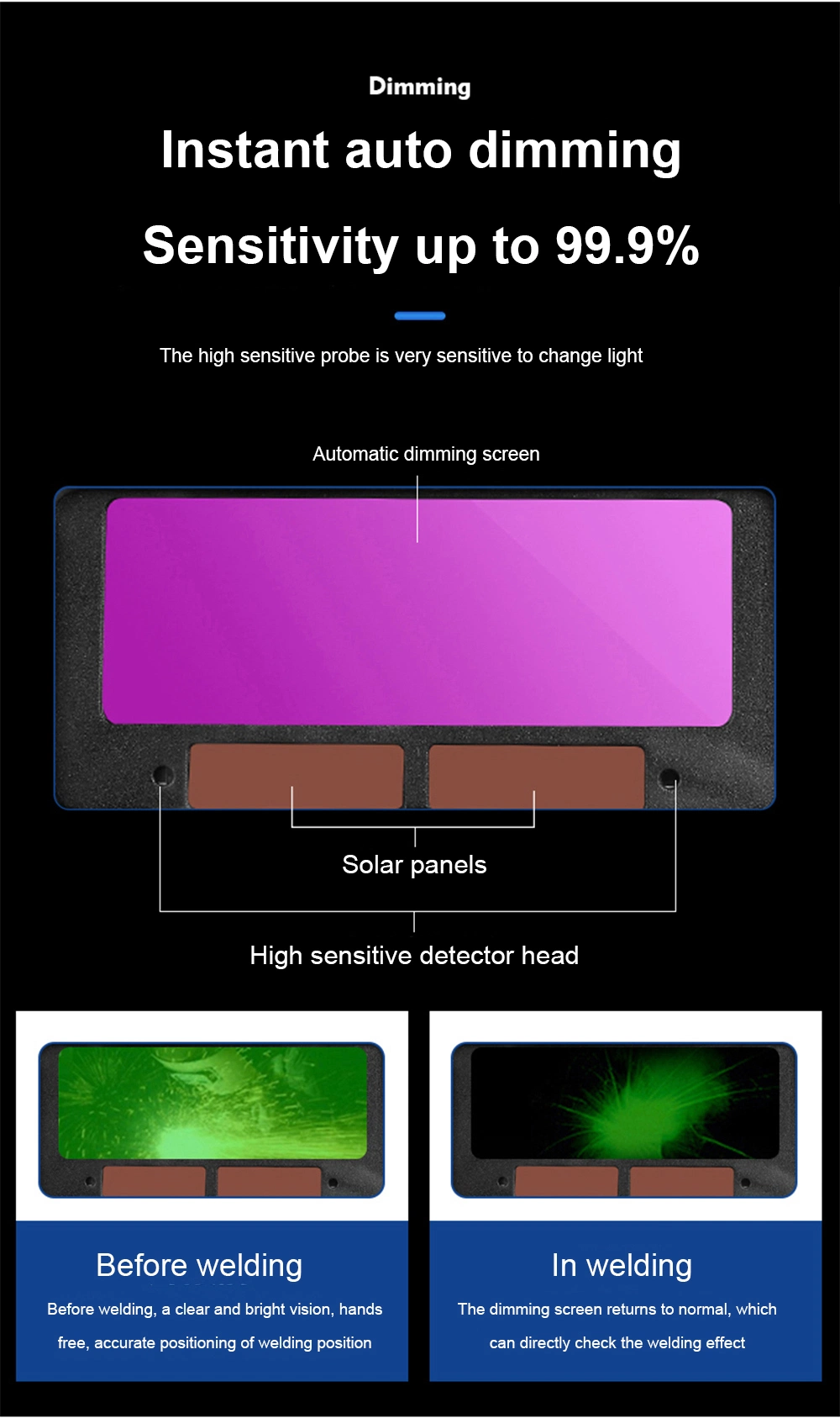 Automatic Darkening Welding Glasses for Welders