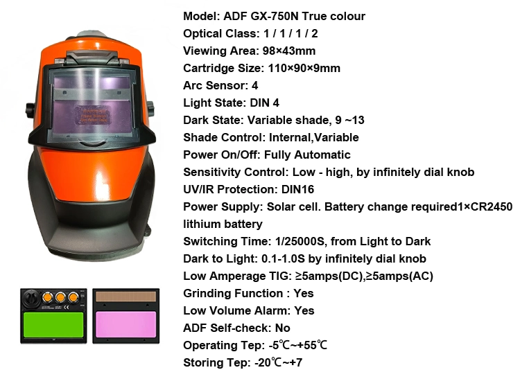 Rhk Automatic True Color Papr Solar Powered Auto-Darkening Air Purifying Ventilated Respirator Industrial Welding Helmet