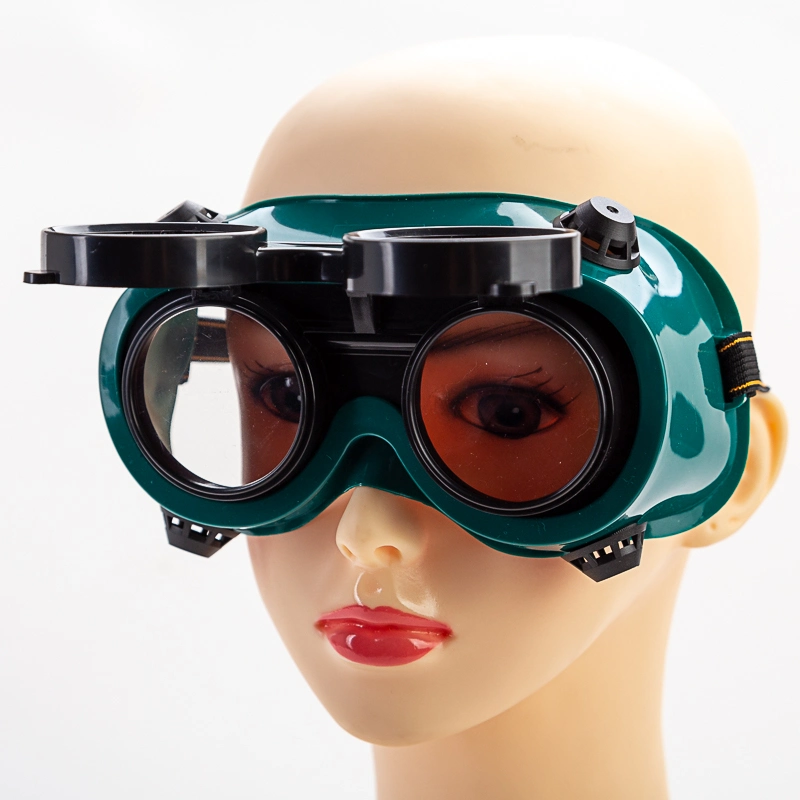 Double-Layer Welding Glasses, Adjustable Welding Safety Eye Protection Welder Goggles