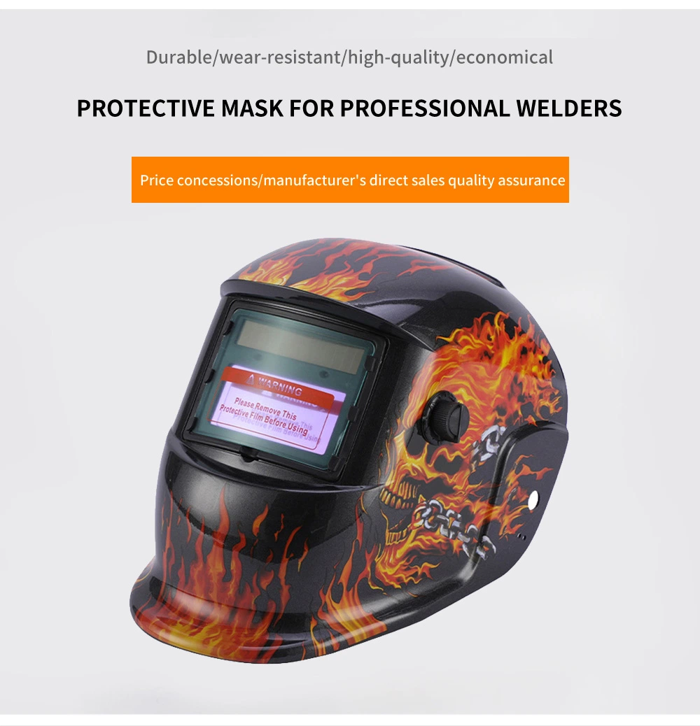 Automatic Blackening Welding Mask Adapter Welding Helmet with Customized Appearance