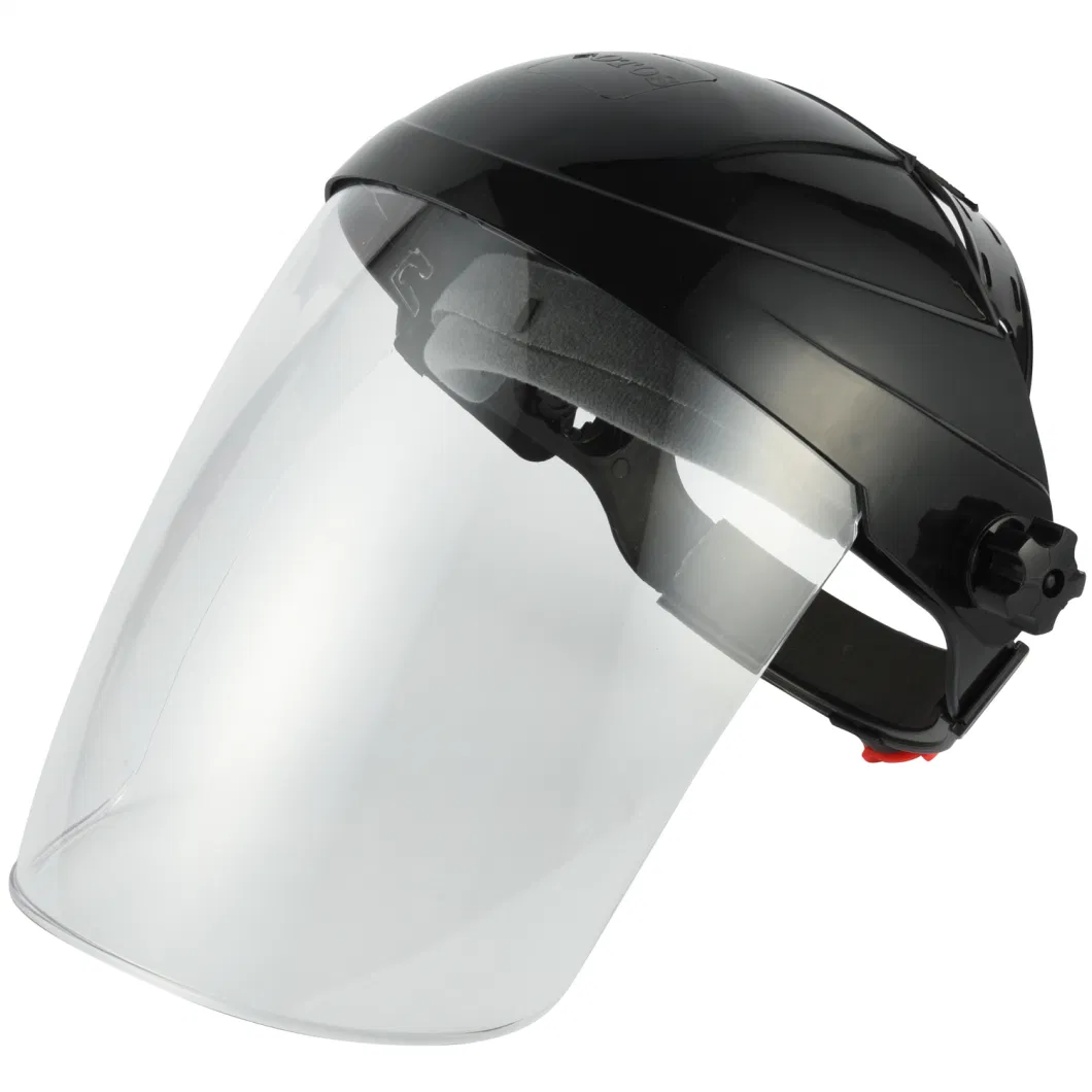 PC Face Shield with Different Colour Top Full Face Protective Direct Splash Protective