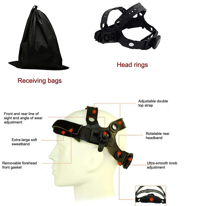 Large Vewing Screen Auto Darkening Safety Electronic Welding Hood Helmet