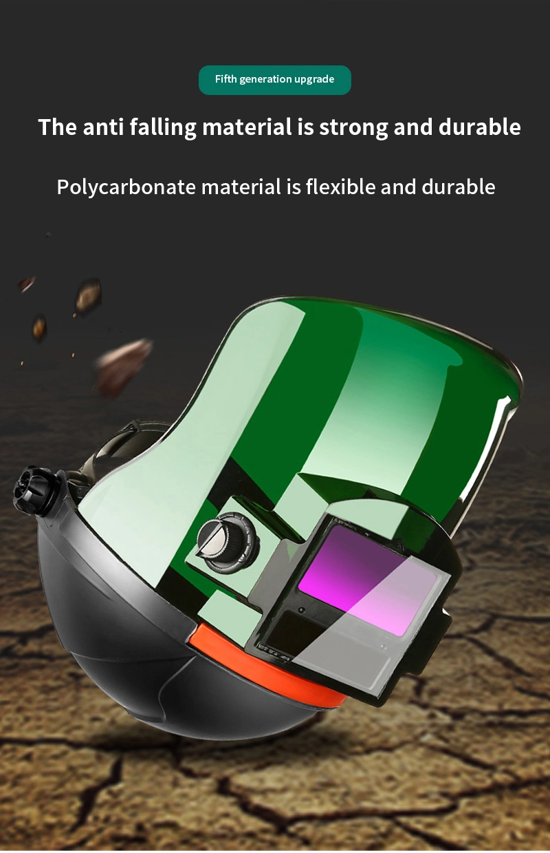 Auto Darkening Welding Helmet Hot Sale Solar Cell &amp; Lithium Battery Auto Darkening Welding Mask Welding Helmet