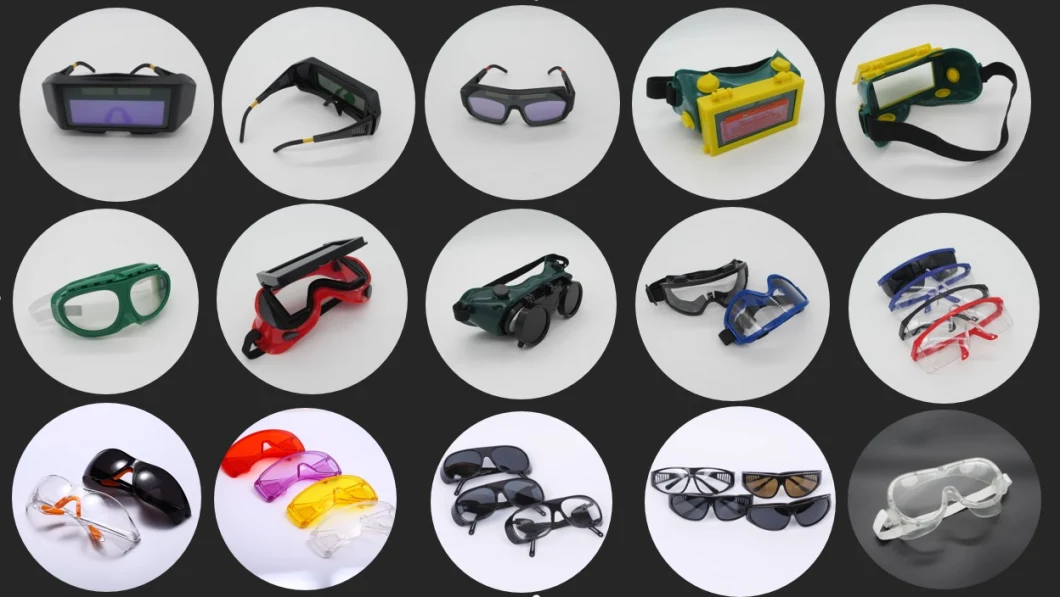 Impact Resistant Rollover Photochromism Safety Goggles for Welding Auto Darkening Welding Goggle